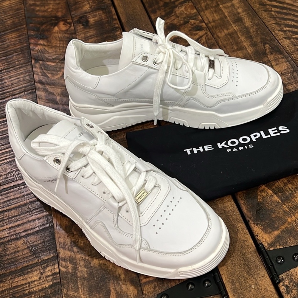 The Kooples Classic White Sneakers - Picture 1 of 9